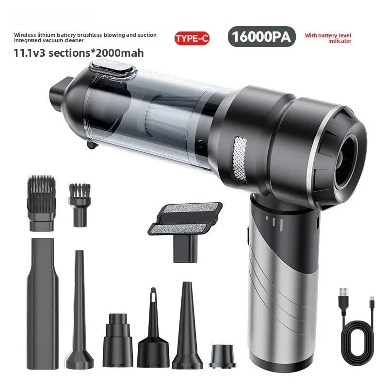 New Car Portable Vacuum Cleaner Household Charging Handheld Brushless Small Dust Blower Large Suction Dust Blower