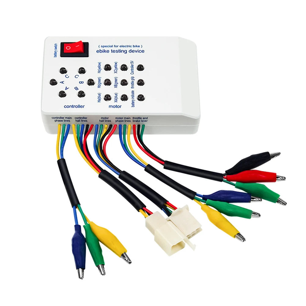 Compact 24V/36V/48V/60V/72V Electro Car E-bike Scooter Brushless Motor Controller Tester Excellent Performance Testing