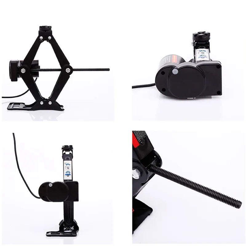 12V Electric Car Jack Kit Heavy Duty Portable Tire Changing Tool Electric Vehicle Lifting Device for Emergency Situations