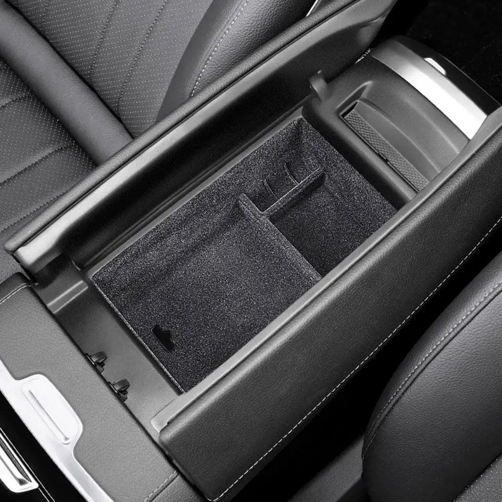 For Mercedes EQE Sedan/EQE-SUV/EQS Car Organizer Box Armrest Storage Center Console Sundries Tray Accessories