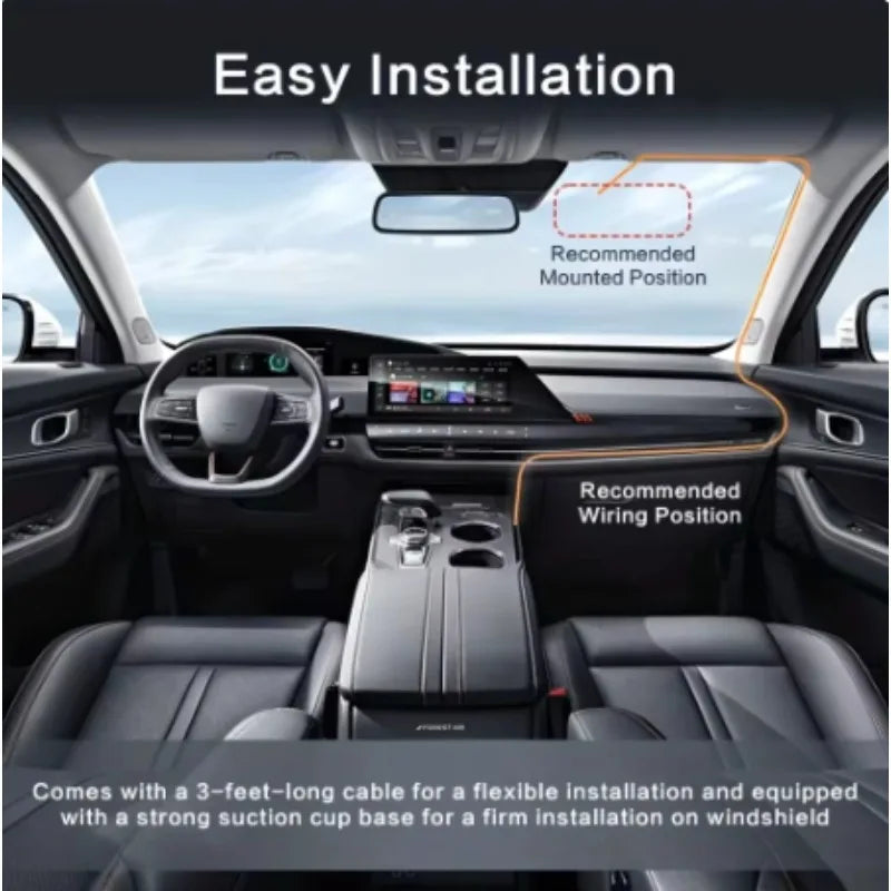 XUSHIDZ-Q08 Car Dash Cam – 170° Wide-Angle 1080P DVR with G-Sensor & Super Night Vision (Vehicle Recorder)