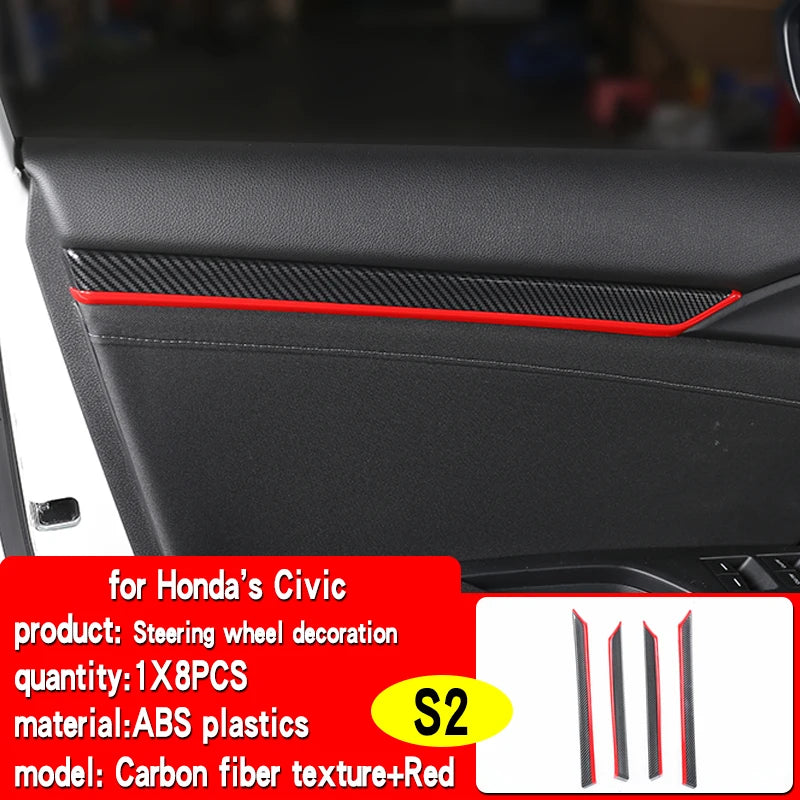 Suitable for 10th generation Honda Civic 2016-2021 car interior decoration center console air outlet gear decoration accessories