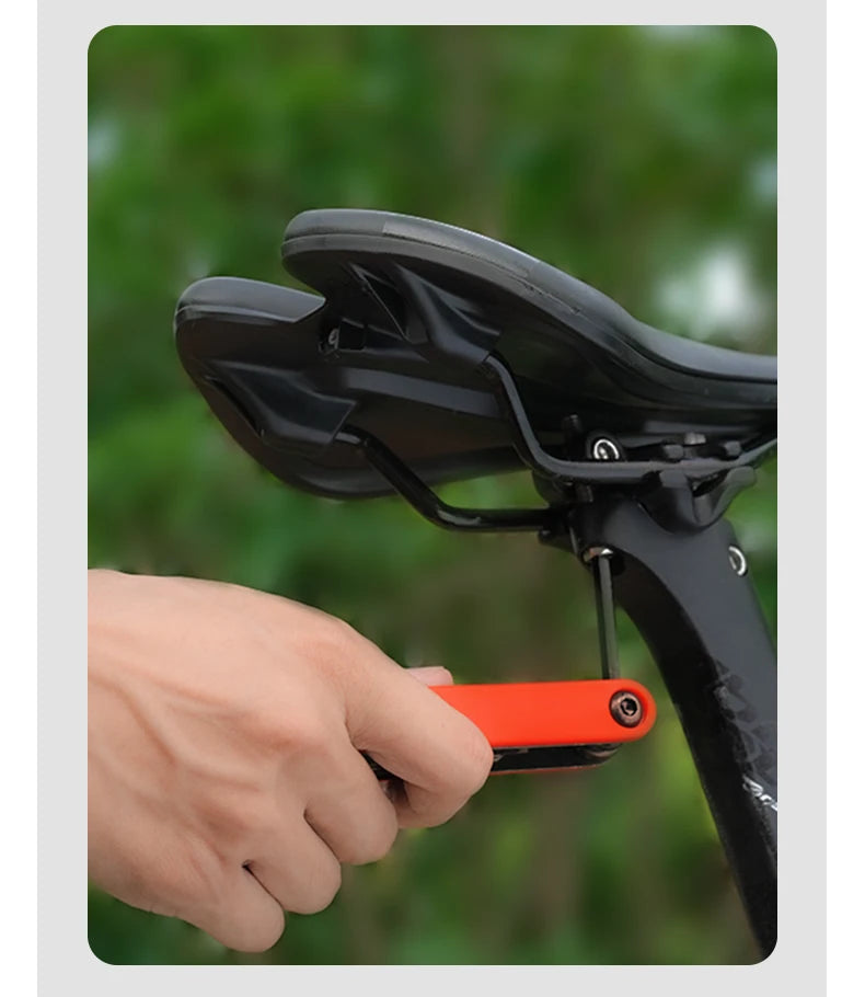 Bicycle Multi-Functional Combination Tool 8 in 1 Multi-functional Repair Tool Highway Bike Loading Folding Tool Repair Bike Hex