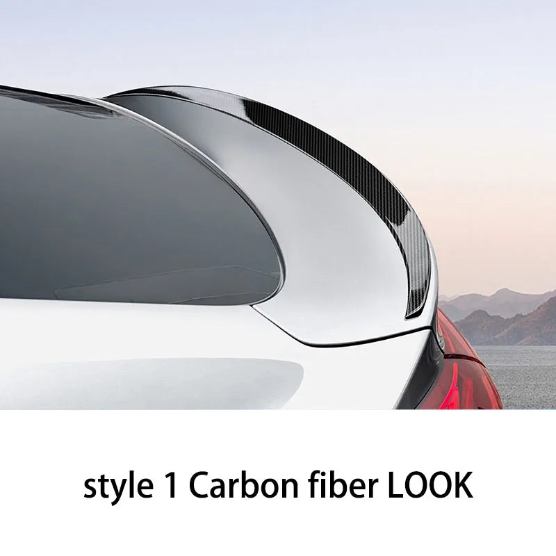 CAR Accessories FIT For Audi A5 B10 2025 2026 4-door sedan black carbon fibre Rear Door Tail Trunk Spoiler Wing Lip