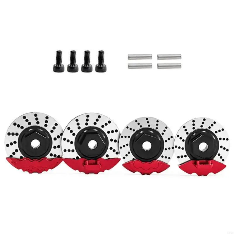 Traxxas 1/10 4-Tec Drift Car Brake Discs Set 8352+8367 - High-Performance Front/Rear Alloy Discs for Smooth Drifting
