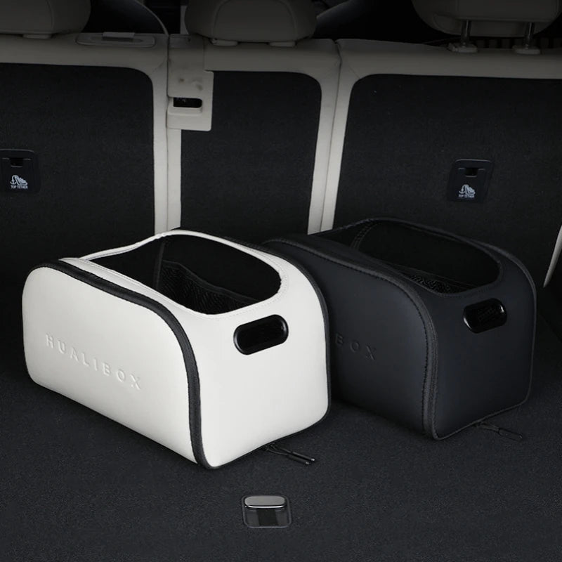 Multi-Functional Car Storage Box, Trunk Organizer - Suitable for Sedans/Suvs/Mpvs Under The Passenger Seat and In The Trunk
