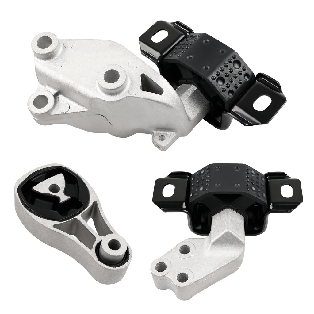 3pcs Engine Motor Mount Transmission Mount for Fortwo 2011-2015 L3 1.0L DOHC Petrol 2008-2015 L3 1.0L SOHC Petrol 2008-2009