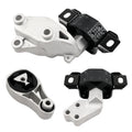 3pcs Engine Motor Mount Transmission Mount for Fortwo 2011-2015 L3 1.0L DOHC Petrol 2008-2015 L3 1.0L SOHC Petrol 2008-2009