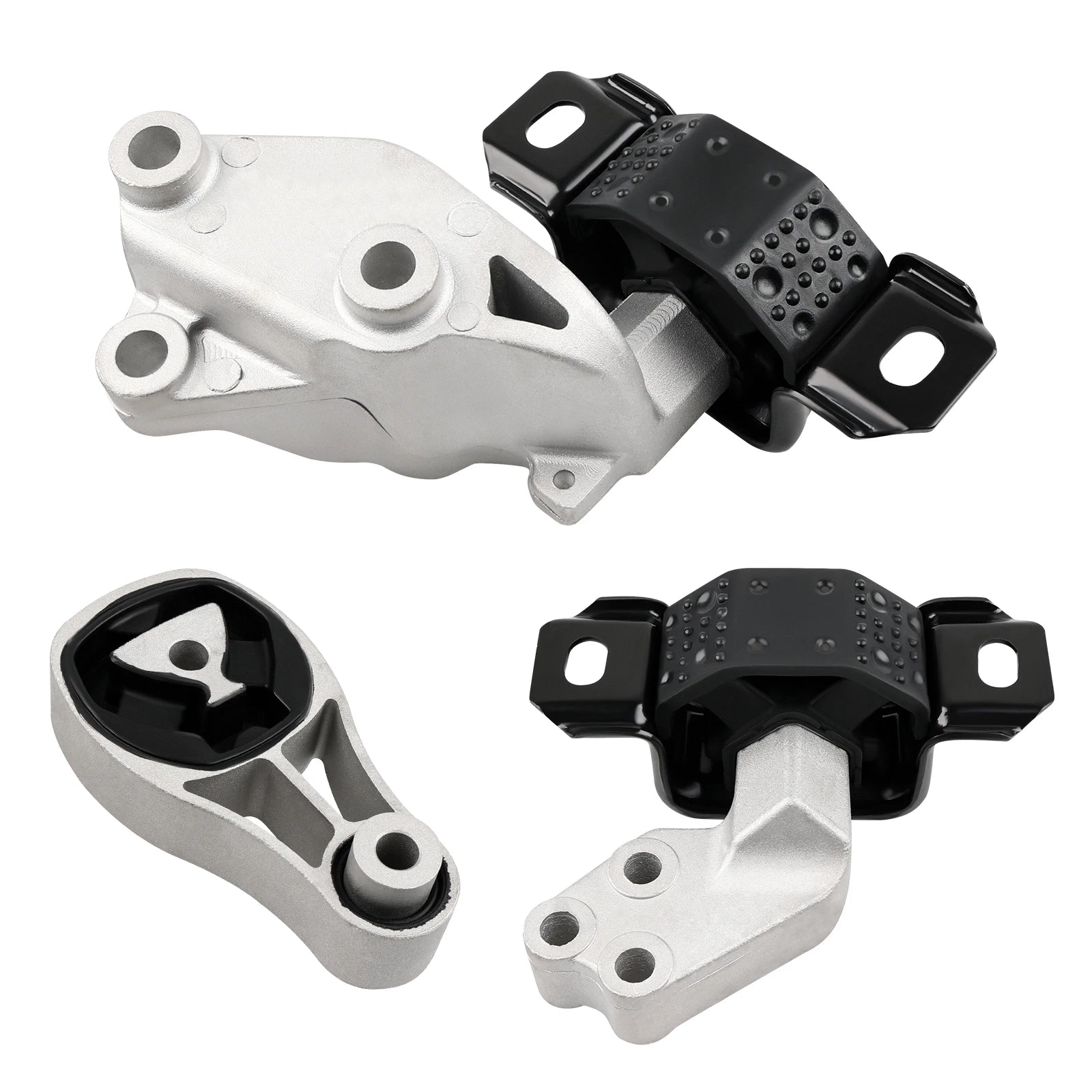 3pcs Engine Motor Mount Transmission Mount for Fortwo 2011-2015 L3 1.0L DOHC Petrol 2008-2015 L3 1.0L SOHC Petrol 2008-2009