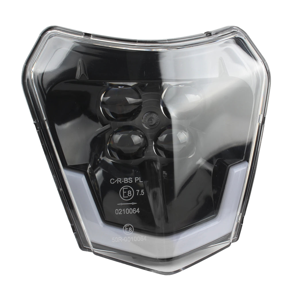 Motorcycle Accessories 4 Lamp Beads LED Headlight for KTM EXC SX Fairing Dirt Bike Supermoto Enduro Motocross Headlamp Spotlight