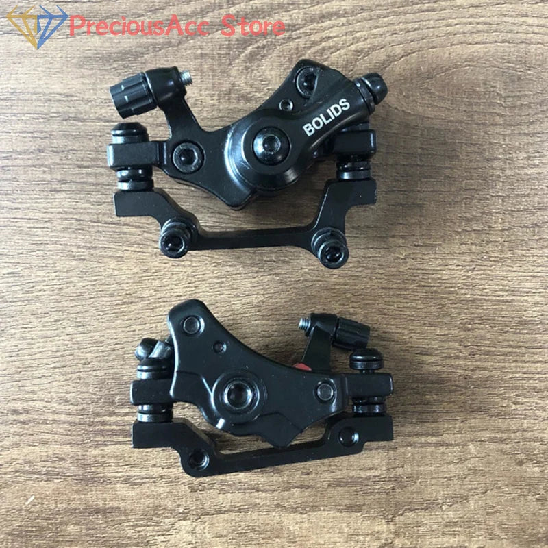 Aluminum Alloy Bicycle Disc Brake Kit Mechanical Line Pulling Disc Brakes Bike Braking System Front Rear Calipe Bike Accessories