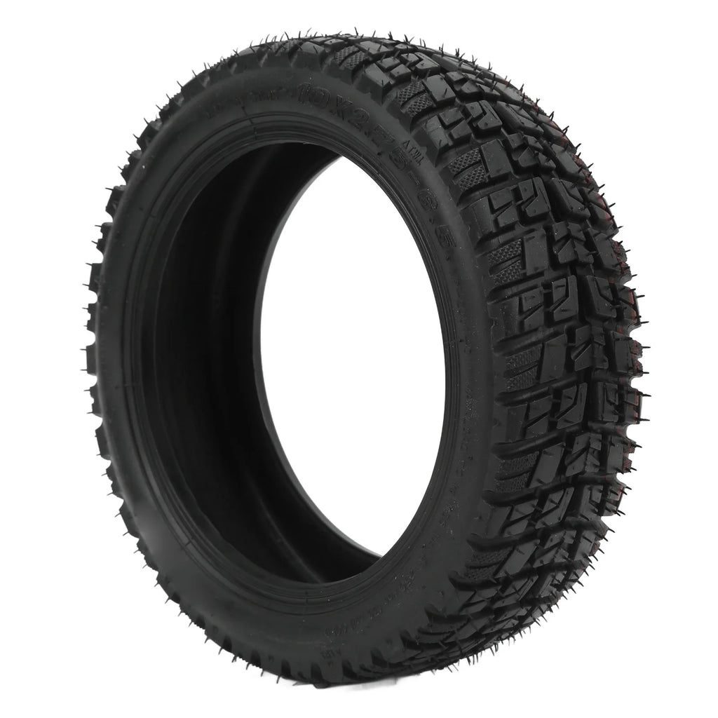 10x2.75‑6.5 Tubeless Tire 10 Inch Electric Scooter Tubeless Tyre Strong Shock Absorption Thickened Elasticity for Safe Cycling