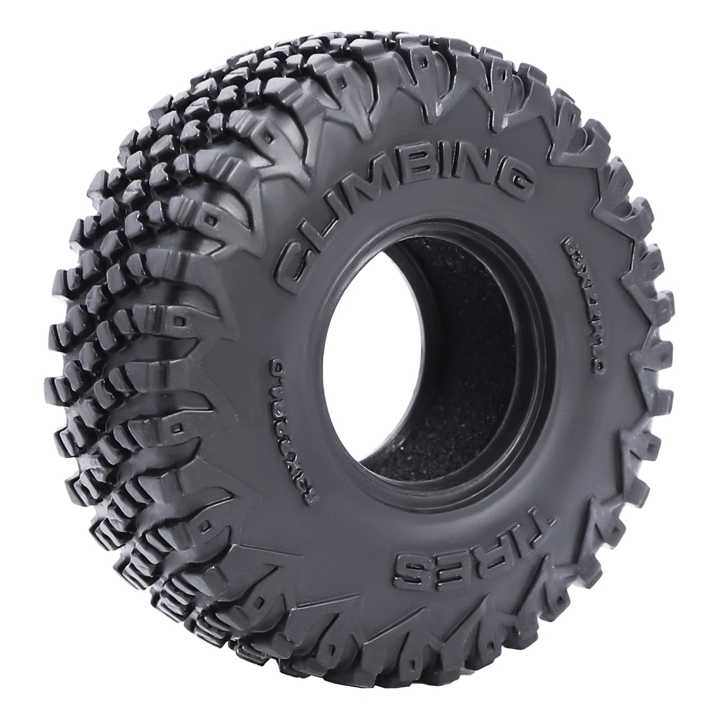 1.0" Soft Rubber Tyre Wheel Tires 63x23mm For 1/18 TRX4M Bronco 1/24 Axial SCX24 Gladiator Fcx24 RC Crawler Upgrade Part