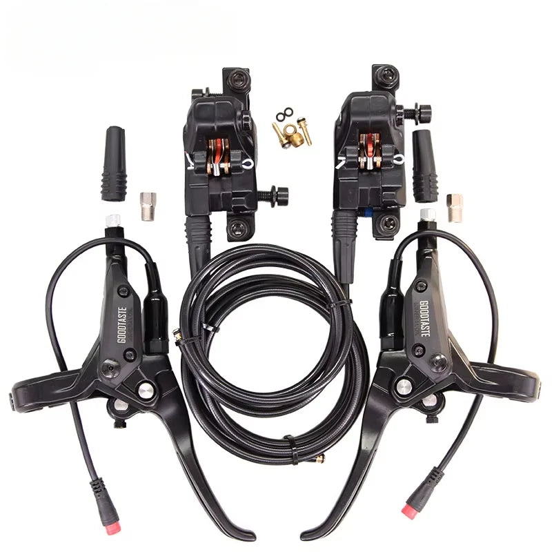 Bicicleta eléctrica plegable con freno de disco hidráulico y pinza de freno, para montaña