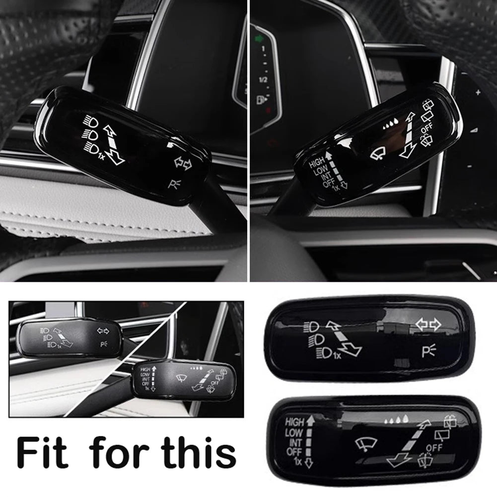 Car Interior Accessory Wiper Switch Trim Switch Control Cover Stable Characteristics Brand New Carbon Fiber Finish