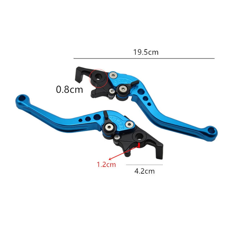 Motorcycle Accessories Modified Parts Folding Clutch Lever Adjustable Drum Brake Handlebar Modified Horn Adjustable Hand Lever