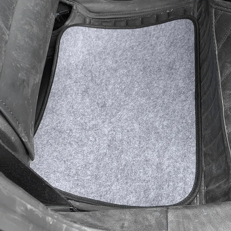 Universal Fit Car Floor Mats Front & Rear Set for SUVs Sedans Vans Automotive Carpet Vehicle Interior Protection