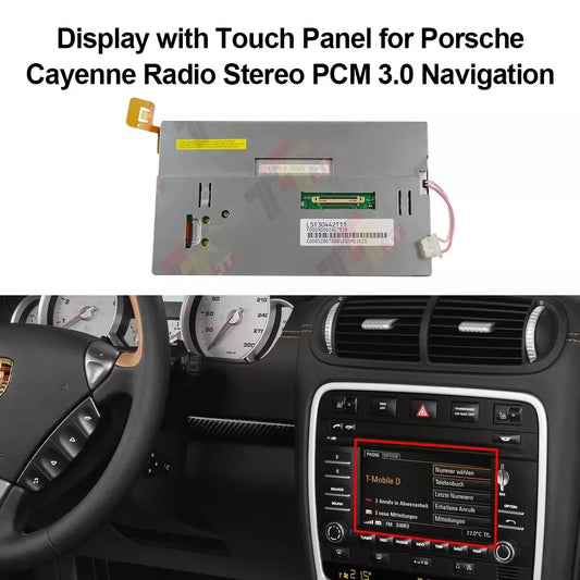 Touch Panel Display for Porsche Cayenne 911 997 Boxster Cayman 987 Radio Stereo PCM 3.0 Navigation