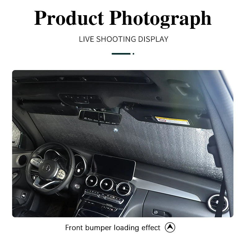 Full Covers Sunshades For Ford Transit Custom Tourneo 2012~2021 Car Sunshade Protection Windshield Window Visor Car Accessories
