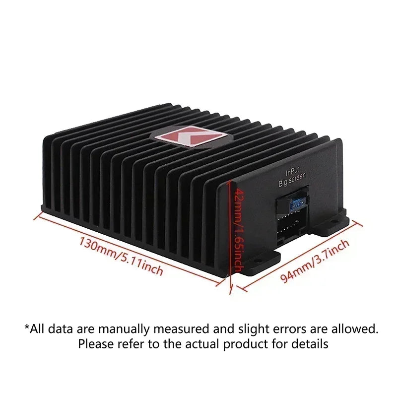 Car Speakers Subwoofer Power Supply Car DSP Amplifier Hi-Fi Booster Audio Digital Sound Processor for Car Radio Stereo Amplifier