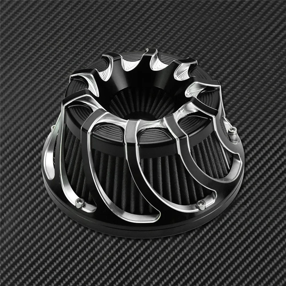 Motorcycle Air Filter Cleaner Intake Filter Grey Element For Harley Sportster XL Dyna Touring Street Electra Road Glide Softail