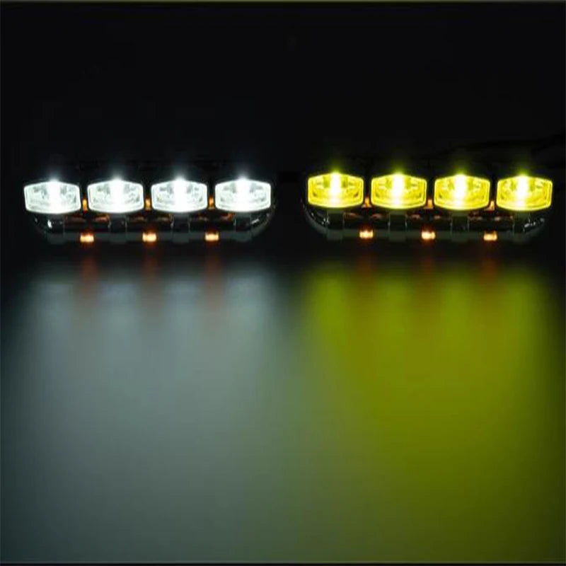 Truck Model Spotlights Front Bumper Spotlight for 1/14 Tamiya RC Dump Truck SCANIA 770S 56368 Car Accessories