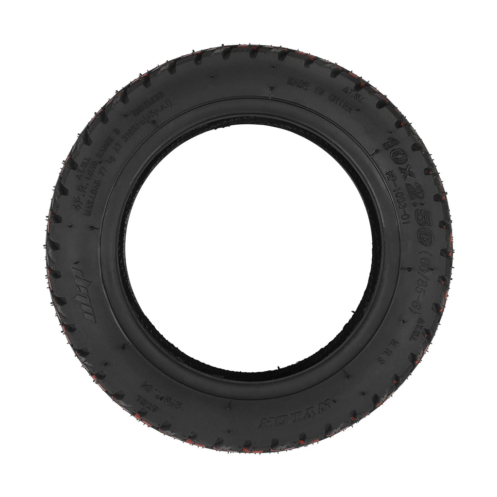 Ulip 10x2.5 Tubeless Tire 60/85-6 Off-Road Vacuum Tire 10 Inch Electric Scooter Tire Explosion-Proof Inflatable Rubber Tyre