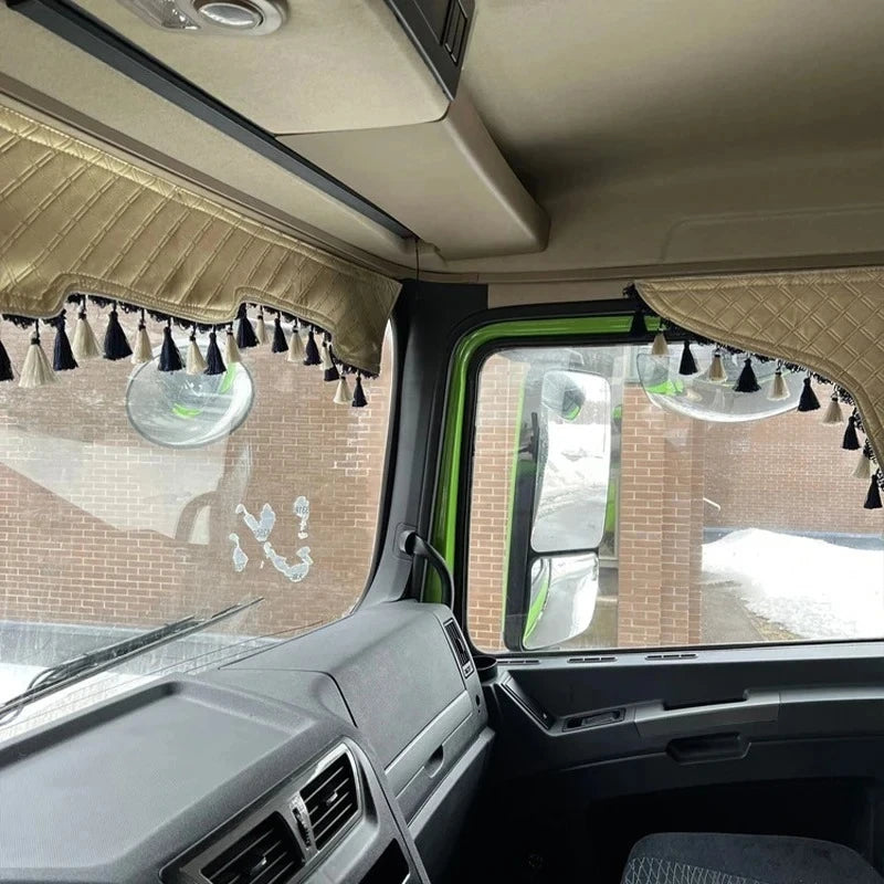 Truck Curtains Universal Luxury Truck Car Front and Sleep Window Curtains for Sitrak C7H C5H C9H/VOLVO FH/SCANIA /Howo/DAF XF105