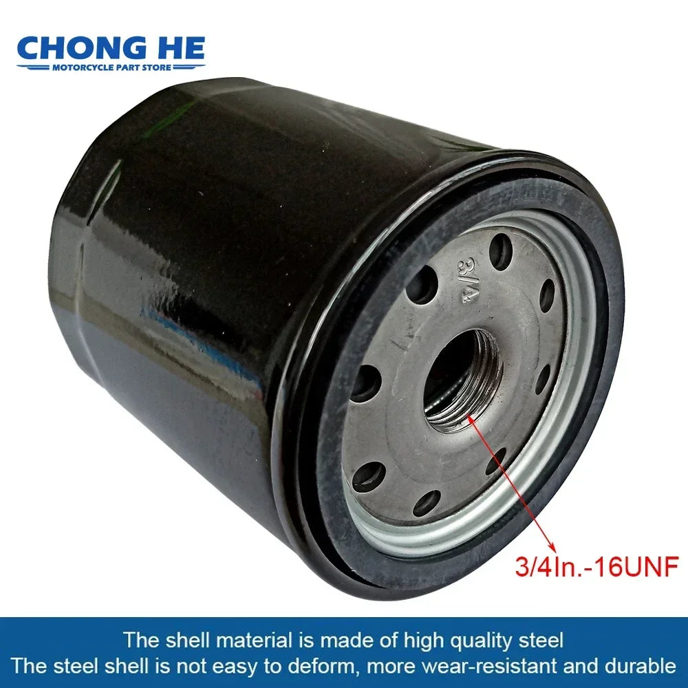 Motorcycle Oil Filter For Harle* Davidso* FLHS FLHT Electra Glide FLSTF Fat Boy FLSTC Softail Classic FLHR Road King 1980-1999