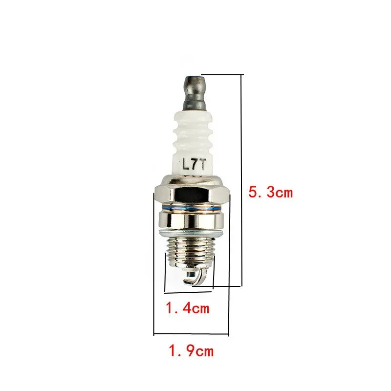 L7T Spark Plugs Chainsaw Lawn Mowers Spark Plug Garden Lawnmower Spark Plug for 152 Gasoline Engines Replacement Accessories