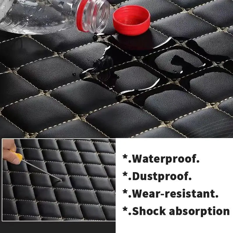 Custom Made Leather Car Floor Mats For Dacia Duster 2010 2011 2012 2013 2014 2015 2017 Carpets Rugs Foot Pads Accessories