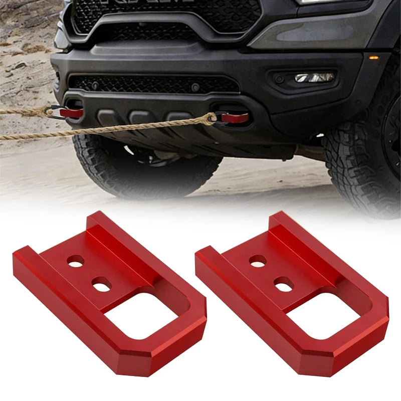 Ganchos de remolque para parachoques delantero, soportes de grilletes para Tacoma 2024-2026 y 4Runner 2025-2026, accesorios todoterreno.