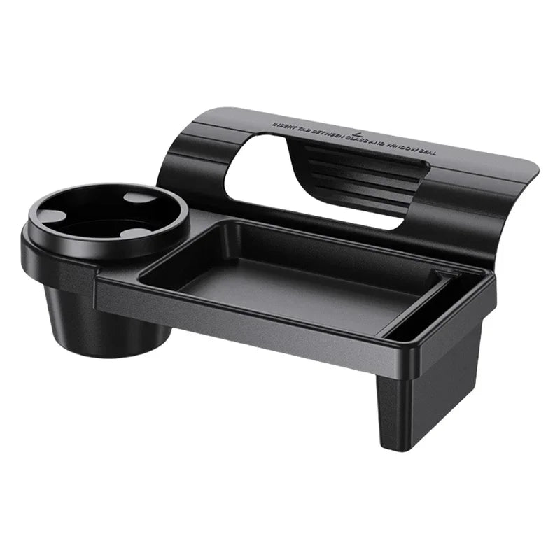 Multi-Functional Car Organizer Box Hanging Storage Rack with Cup Holder Vehicle Interior Accessories Side Door & Window Pockets
