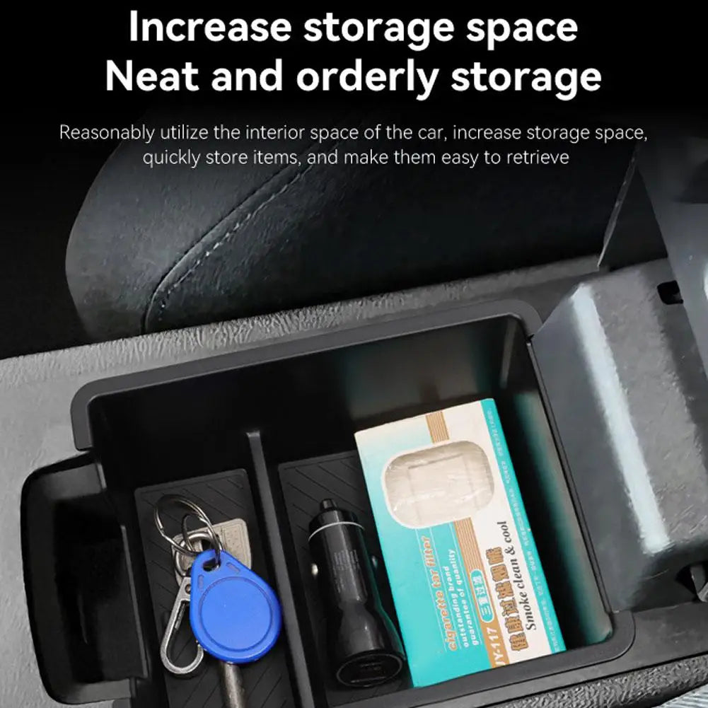 for Renault Dacia Duster 2025 2026 Car Storage Box Interior Accessories Center Console Armrest Storage Organizer Tidying Case