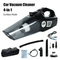 Wireless/Wired Car Vacuum Cleaner Car Tire Inflator Strong Suction Handheld Home Car Vacuum Cleaner Multi-functional with Light