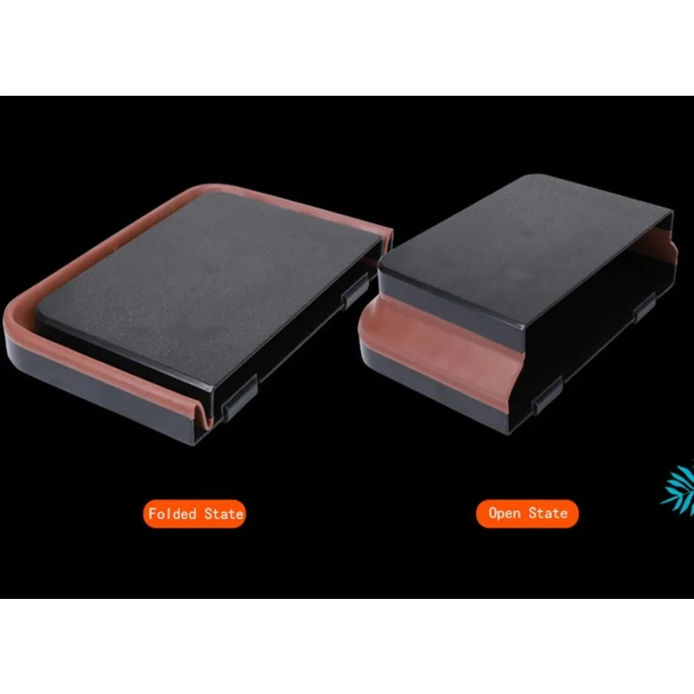 Car Organizer Net for Storage Bag Auto Pocket Tablet Phone Glasses Protection Tray Back Table Rear Seat Cup Holder Auto Parts