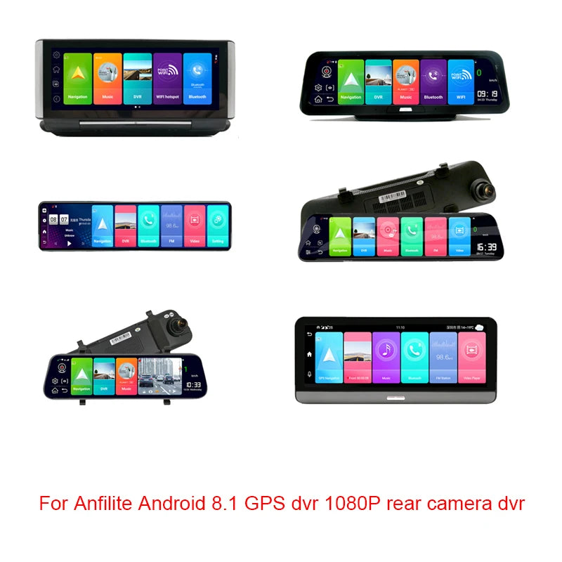 Car camera Four-pin AHD streaming media Dashcam HD night vision rearview mirror dedicated camera 1080P water and dust resistant