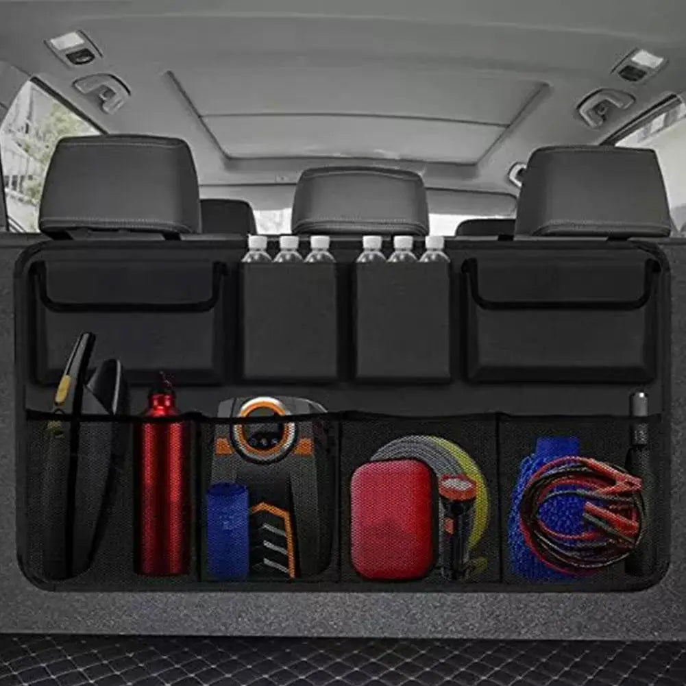 Car Trunk Car Organisers Backseat Hanging Car Organisers With 8 Large Storage Bag Trunk Organizer For SUV Truck Space Savin K0Z0