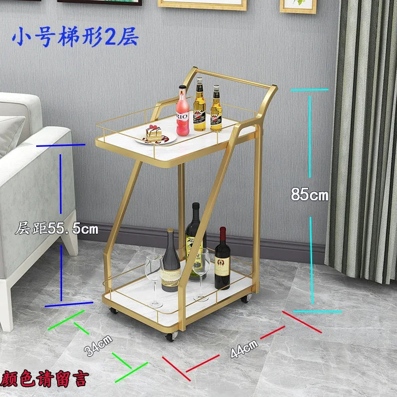 Barber Equipment Trolley Multi-purpose Cart Wheels Cosmetic Helper Hairdressing Salon Auxiliary Carro Belleza Medical Furniture