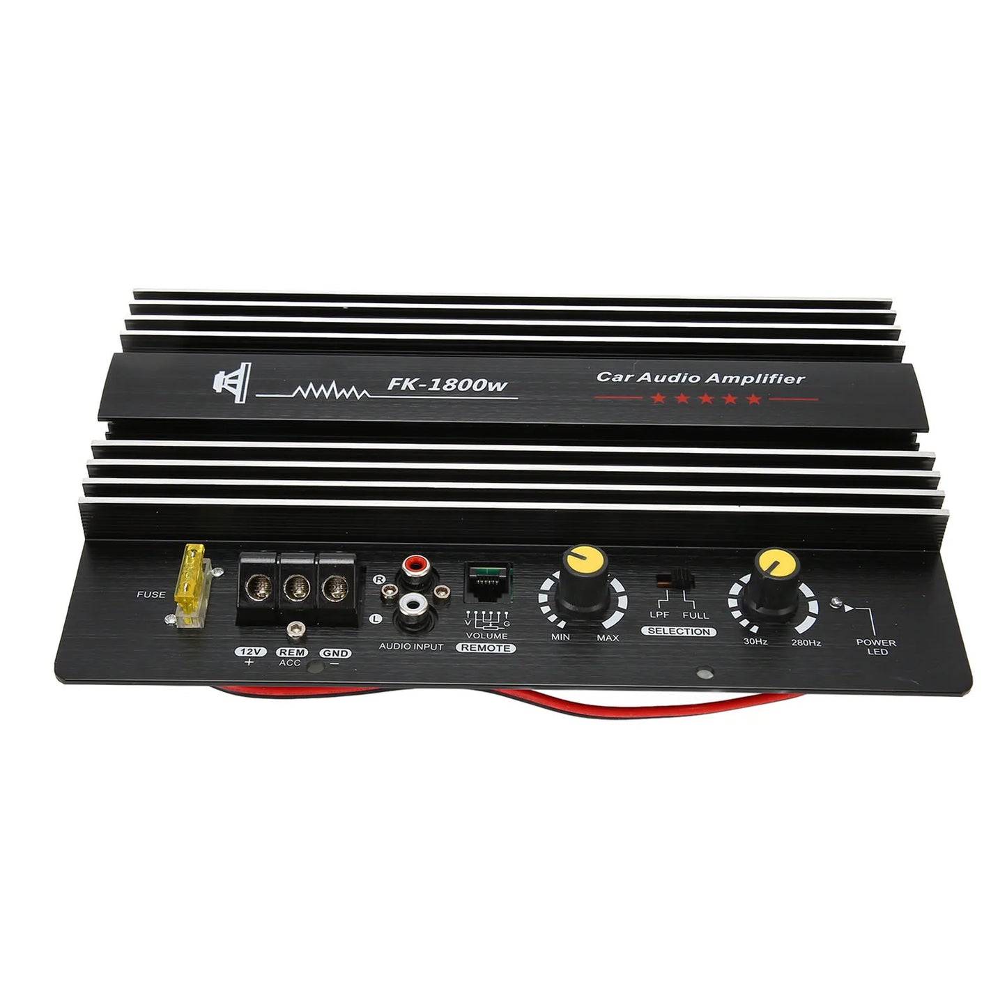 Automotive Amplifier Car Audio Amplifier Automotive Amplifier 12V 1800W Car Stereo Audio High Power Amplifier Sub Woofer for Car