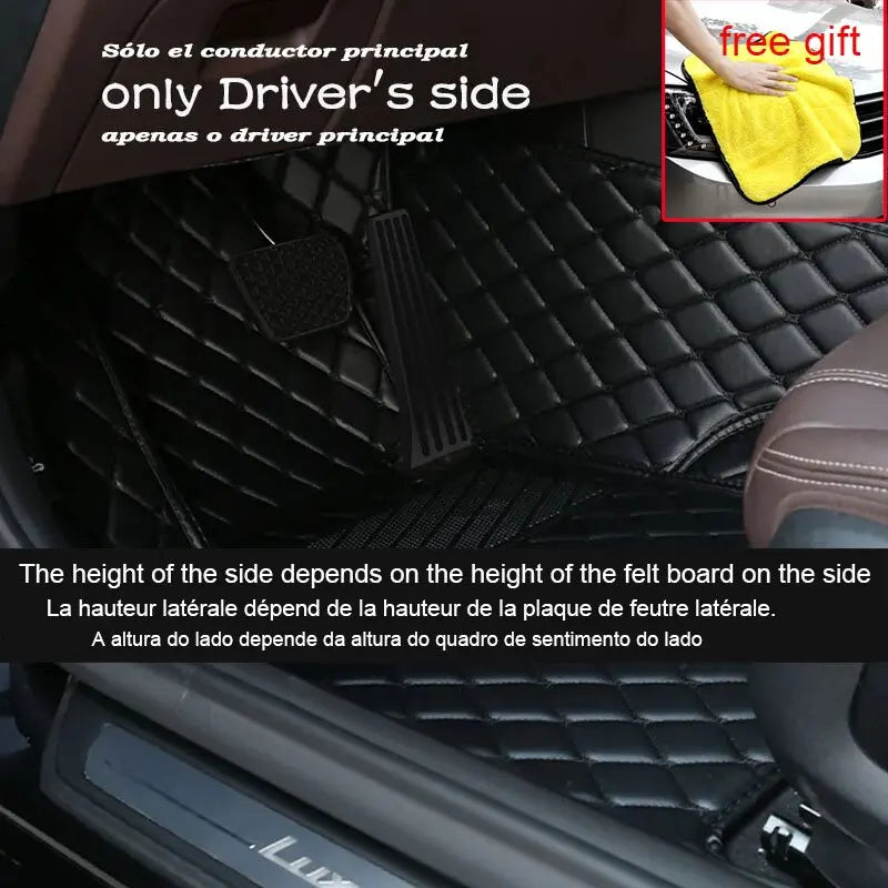 Floor Mats Car For Honda Civic 6th Ferio EJ EK EM Sedan 1999 2000 Luxury Car Floor Mats Left Or Right Hand Drive Car Accessories
