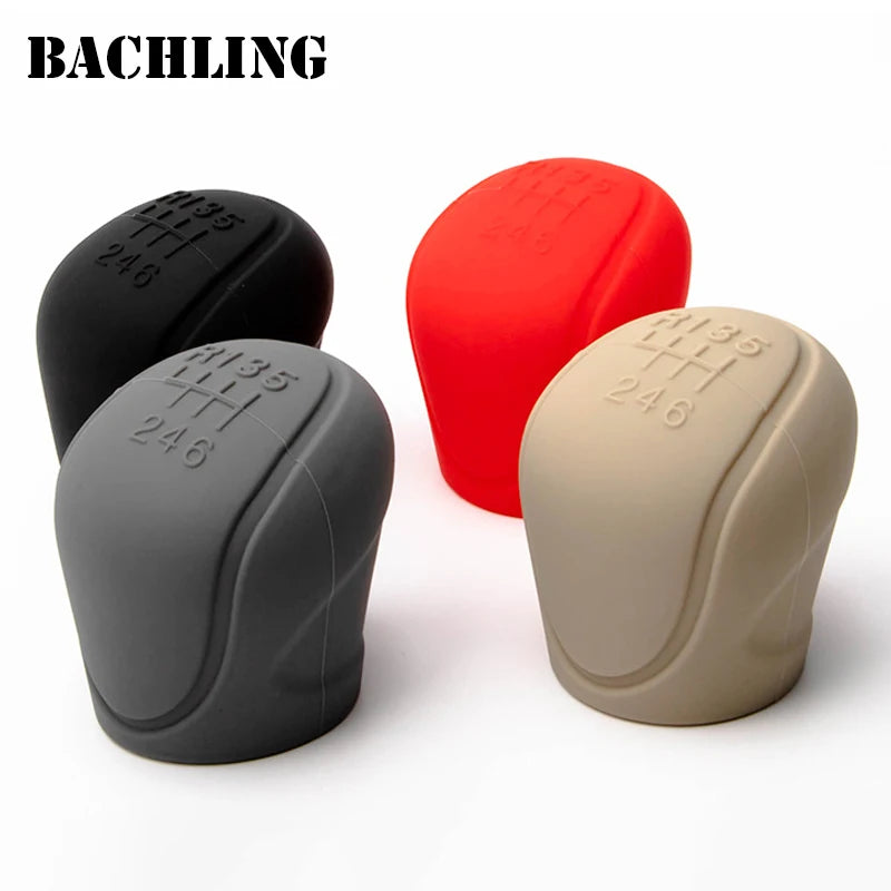 1PC Manual 5/6-speed Car Interior Accessories Car Silicone Gear Shift Knob Cover Shift Non-Slip Car Interior Accessories