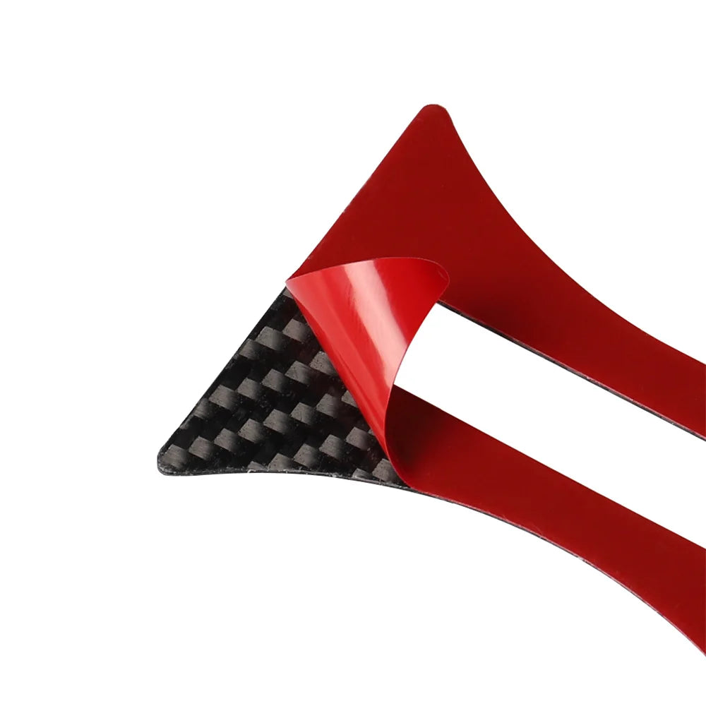Carbon Fiber Car Accessories Interior Cup Holder Decor Car Sticker For Mercedes W169 W117 W156 A Class CLA GLA Car Styling