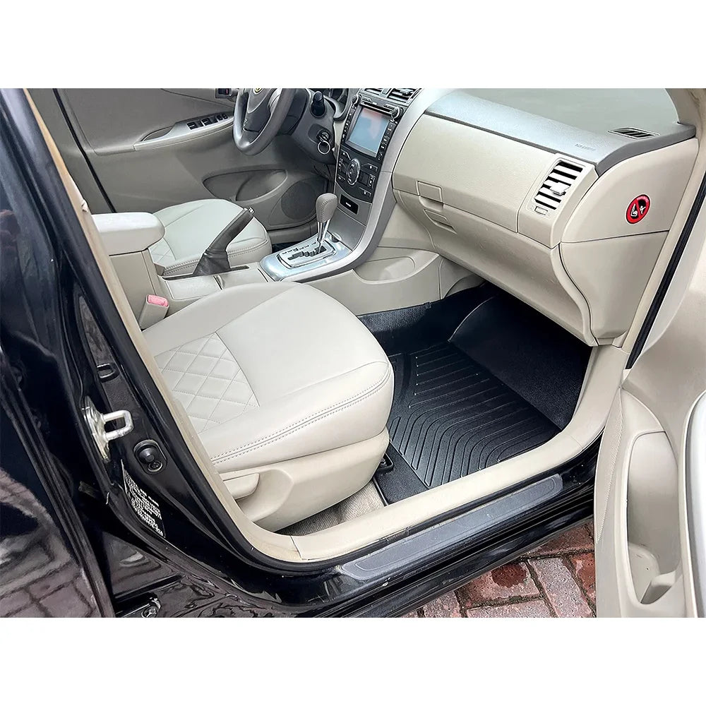 Car Floor Mat for Kia Forte Cerato K3 YD Koup Sedan 2014~2018 2015 2016 Foot TPE Liner Carpet Pad Custom Cover Rug Accessories