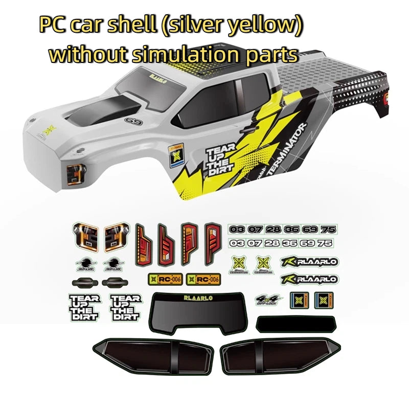 Accesorios originales de Terminator, piezas de simulación de carrocería, amortiguadores, neumáticos, bujes de rueda, soportes de servo, CVD, etc.