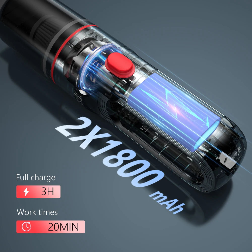 Carsun Cordless Handheld Vacuum – Quiet Strong Suction, Portable 2-in-1 Helper for Car & Home Cleaning
