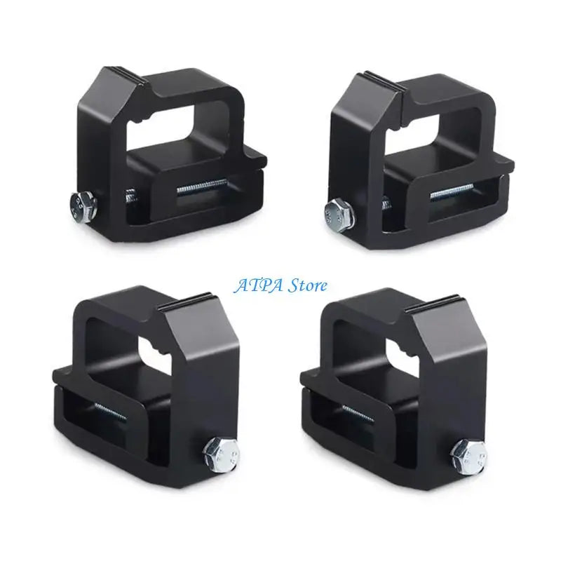 U13C 4Pcs Truck Cap Campers Shells Mounting Clamps Heavy Duty Aluminum Clamp for Pick-up Truck Models Truck Bed