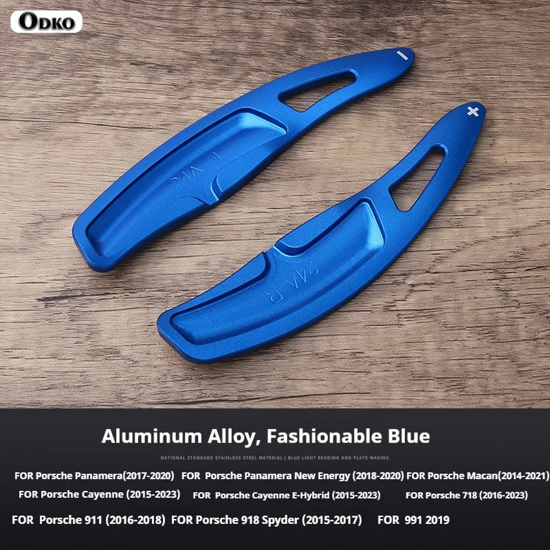 For Porsche 991 2019 model Car Interior Accessories Aluminum Alloy Car Steering Wheel Gear Shifters Paddle Shift Extension