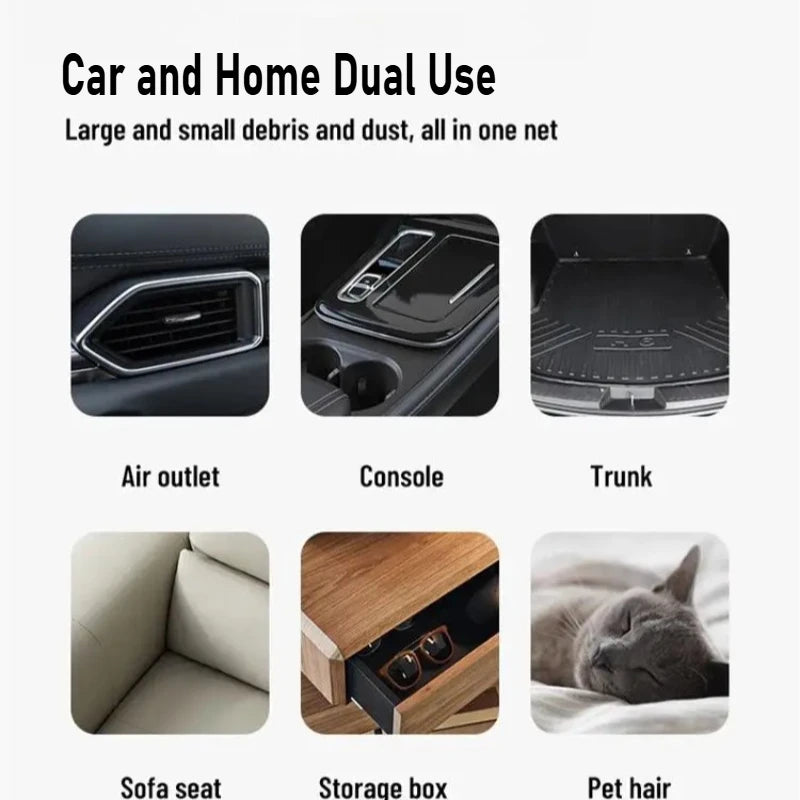 Cordless vacuum cleaner, household handheld high-power car vacuum cleaner, used for cleaning pet hair, computer keyboards, etc