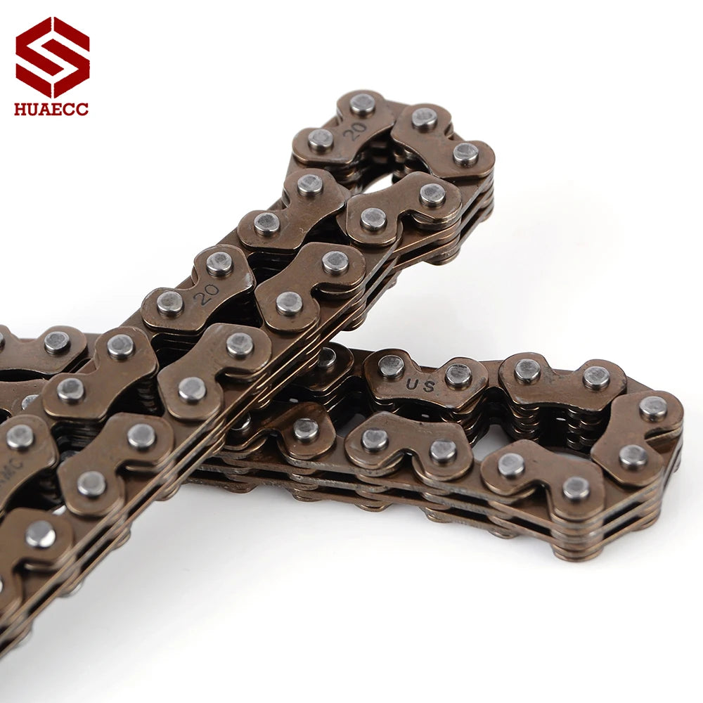 Crankshaft Cam Timing Chain for Suzuki UC125 UC150 Epicuro UH200 UH150 UH125 Burgman 12760-04B00 for Yamaha YFM300 GRIZZLY 300